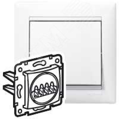 Розетка для подключения динамиков Valena, белая