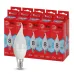 Лампочка светодиодная ЭРА RED LINE LED BXS-8W-840-E14 R E14 / E14 8 Вт свеча на ветру нейтральный белый свет