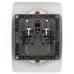 12-2106-01 ЭРА Розетка 2X2P+E Schuko, 16A-250В, IP20, Эра12, белый (10/100/1600)