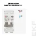 Автоматический выключатель дифференциального тока селективный АВДТ-63N (S) 1P+N 25А 100мА характеристика C тип AC электронный 6кА PROXIMA EKF