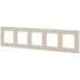 Рамка для розеток и выключателей ЭРА Серия 12 12-5205-02 на 5 постов, Классик, слоновая кость