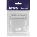 Розетка Intro Accent 6-203-03 2P+E Schuko с крышкой, 16А-250В, IP20, СУ, алюминий