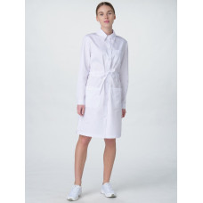 Халат женский Сансара-001 (тк.Смесовая,160) MedLine, белый,52-54,170-176