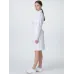 Халат женский Сансара-001 (тк.Смесовая,160) MedLine, белый,52-54,158-164