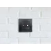 Розетка двойная TV+SAT тип звезда антрацит ETIKA
