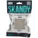 SKANDY Выключатель 1-клавишный кнопочный 10А SK-V14Sh шампань IEK
