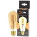 Лампочка светодиодная ЭРА F-LED ST64-7W-824-E27 gold E27 / Е27 7Вт филамент золотистый теплый белый свет
