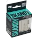 SKANDY Выключатель 2-клавишный с индикацией для отелей 10А SK-V16B бежевый IEK