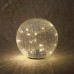 Светильник садовый Шар на солнечной батарее, 20 LED 20 cм ERASF08-25