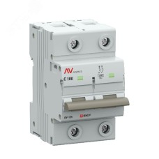 Выключатель автоматический AV-125 2P 100A (C) 10kA AVERES