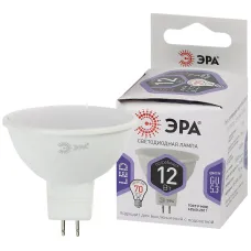 Лампочка светодиодная ЭРА STD LED MR16-12W-860-GU5.3 GU5.3 12Вт софит холодный дневной свет