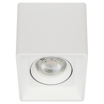 Светильник настенно-потолочный спот ЭРА OL24-1 WH MR16/GU5.3, белый, поворотный