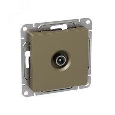 Механизм розетки TV  одиночная  шампань Эпика EKF