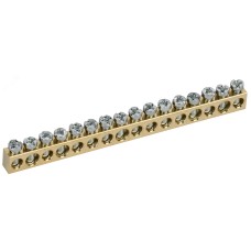 TEKFOR Шина нулевая сечение 6х9 16 отв. IEK