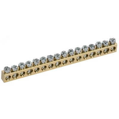 TEKFOR Шина нулевая сечение 6х9 16 отв. IEK