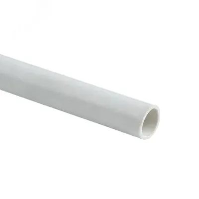 Труба гладкая ПВХ жесткая d20 мм/2м белая(упак    50м) EKF-Plast