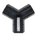Коннектор фигурный для светодиодных линейных светильников ДБО-Y черный 10 Вт 6500К IP20 LUMA