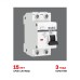 Дифференциальный автомат 1P+N 10А 30мА тип АС х-ка C эл. 4,5кА АД-12 EKF Basic