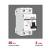 Дифференциальный автомат 1P+N 20А 30мА тип АС х-ка C эл. 4,5кА АД-12 EKF Basic