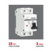 Дифференциальный автомат 1P+N 63А 30мА тип АС х-ка C эл. 4,5кА АД-12 EKF Basic