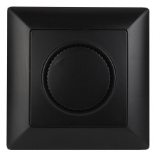 4-401-05 Intro Светорегулятор поворотный, 600Вт 230В, СУ, Solo, антрацит (10/100/2400)