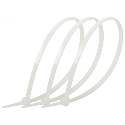 Кабельная стяжка NO-224-596 (хомут) нейлоновая морозостойкая 3.6 х 150 мм белая (100 шт/уп)