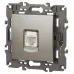 Розетка ЭРА Elegance 14-3107-16 RJ45, титан