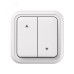 Выключатель, для жалюзи СП, винтовые клеммы белый, Бронто EKF
