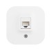 Розетка для открытой установки компьютерная RJ45 кат.5E UTP белый QUTEO