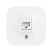 Розетка для открытой установки компьютерная RJ45 кат.5E UTP белый QUTEO