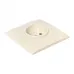Валенсия розетка 1-местная б/з 10А кремовая с защ. штор.