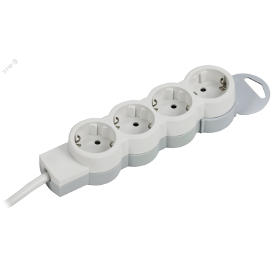 STANDARD Удлинитель У04 4 места 2P+PE 3м 3х1,5мм2 16А белый IEK