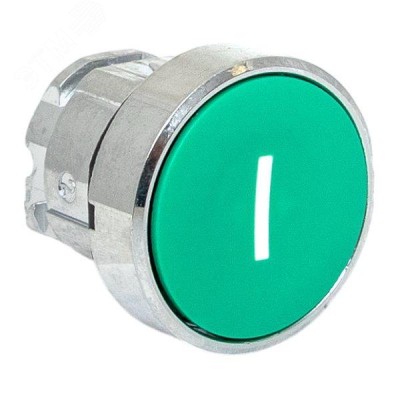 Исполнительный механизм кнопки I XB4 зеленый плоский возвратный без фиксации IP65