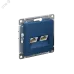 ATLASDESIGN РОЗЕТКА двойная компьютерная RJ45+RJ45, кат.5E, механизм, АКВАМАРИН