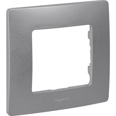 Рамка 1-местная алюминий ETIKA