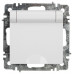 Розетка Intro Accent 6-203-01 2P+E Schuko с крышкой, 16А-250В, IP20, СУ, AL/CU, белый