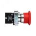 Кнопка BS542 поворотная красная грибок NC EKF