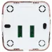 Розетка RJ-45 1-местная ОП Минск, 1А, 120В, темное дерево EKF