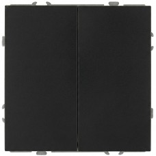 Переключатель 15-1110-05 двойной 10АХ-250В антрацит Galaxy перекрестный