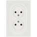 Розетка скрытого монтажа в рамку без заземления двойная 2X2P 16А-250В IP20 белый 15-2107-01 Galaxy Розетка скрытого монтажа в рамку без заземления двойная 2X2P 16А-250В IP20 белый 15-2107-01 Galaxy