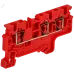 ARMAFIX Клемма пружинная CX4-3 трехконтактная красная IEK