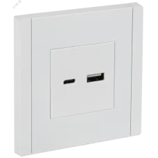 FORTE&PIANO Розетка USB A+C 18Вт FP251 белый IEK