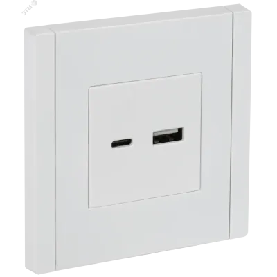 FORTE&PIANO Розетка USB A+C 18Вт FP251 белый IEK
