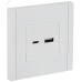 FORTE&PIANO Розетка USB A+C 18Вт FP251 белый IEK