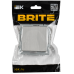 BRITE Вывод кабеля МВ10-БрГН металл хром/никель IEK