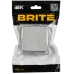 BRITE Вывод кабеля МВ10-БрГН металл хром/никель IEK