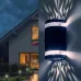 Светильник уличный ЭРА ERAFS012-11 на солнечной батарее настенный Кружево 2 LED 9*16*15 см