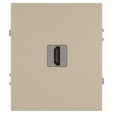 Розетка скрытого монтажа в рамку HDMI шампань 16-3114-04 Arktik