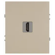 Розетка скрытого монтажа в рамку HDMI шампань 16-3114-04 Arktik