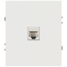 Розетка скрытого монтажа в рамку информационная RJ45 белый 16-3107-01 Arktik